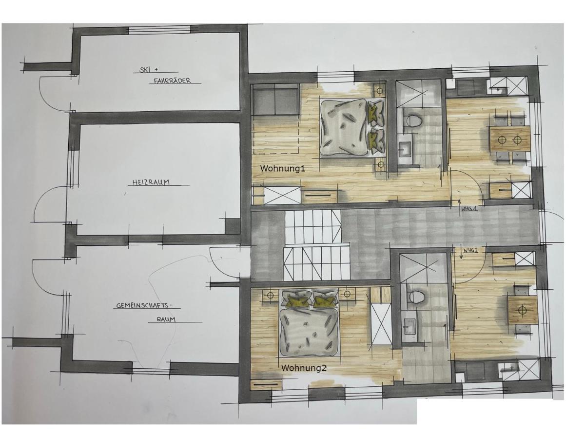Ferienhaus Haueis Tumpen Buitenkant foto